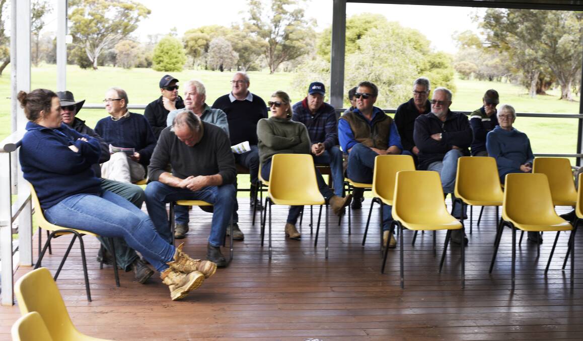 Farm auctions like this one at Marnoo in Victoria last year have seen record prices paid by neighbours to increase their land holdings while enjoying a run of good seasons.