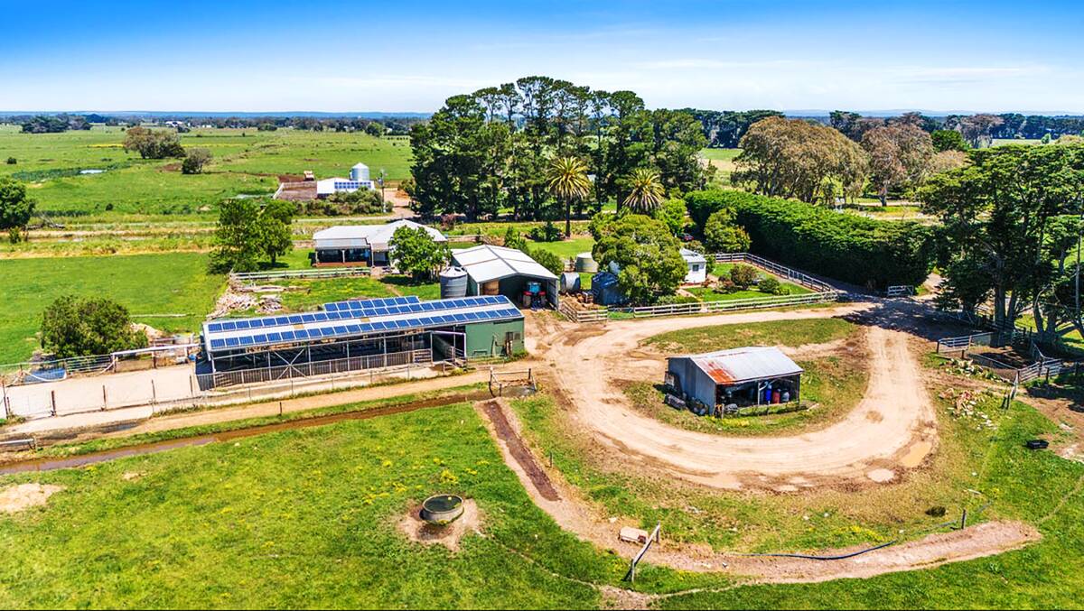 The central Gippsland dairy farm was offered with 500 megalitres of high security water and 220 megalitres of low security water. Pictures from Gippsland Real Estate