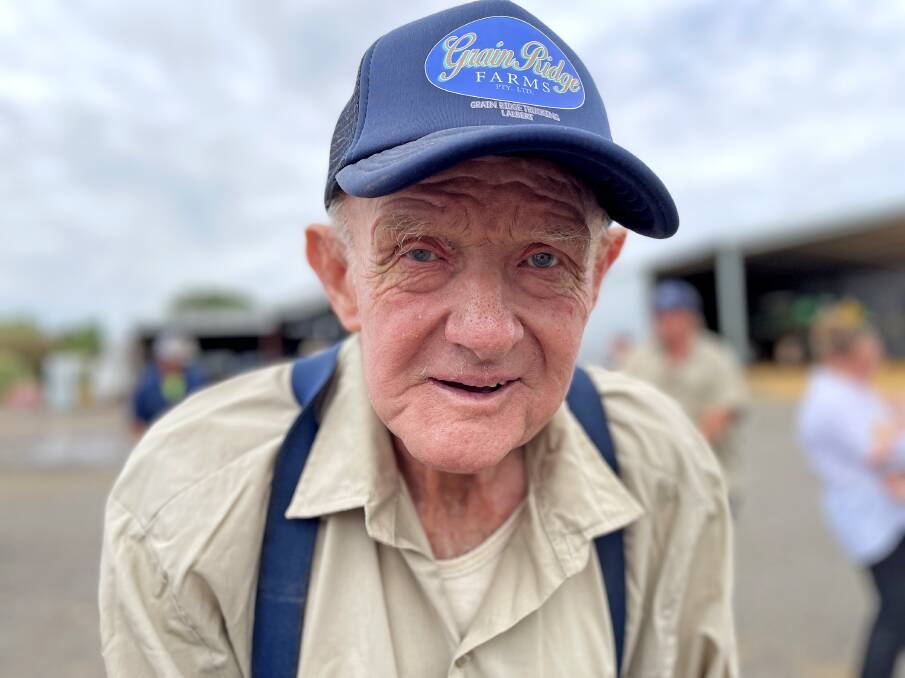 Don Leathbridge, 86, is still heavily involved in his family farm and fears a mine planned for the area will threaten the future for future generations of croppers on the Cannie Ridge. 