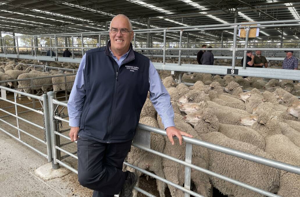 DEMAND: Horsham Regional Livestock Exchange manager Paul Christopher says it was great to welcome store sale crowds back to the facility after a tough couple of years dealing with strict COVID-19 protocols.