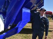 Martin Morona, Berrima Engineering, highlights the features of his business's range of chaser bins.