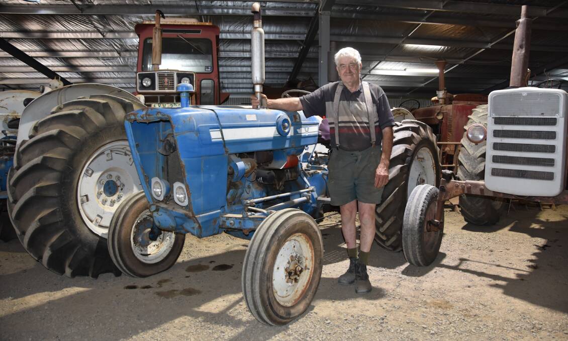 Michael Woods has many stories to tell about the vintage machinery in his collection at Woods Farming Museum in Rupanyup.