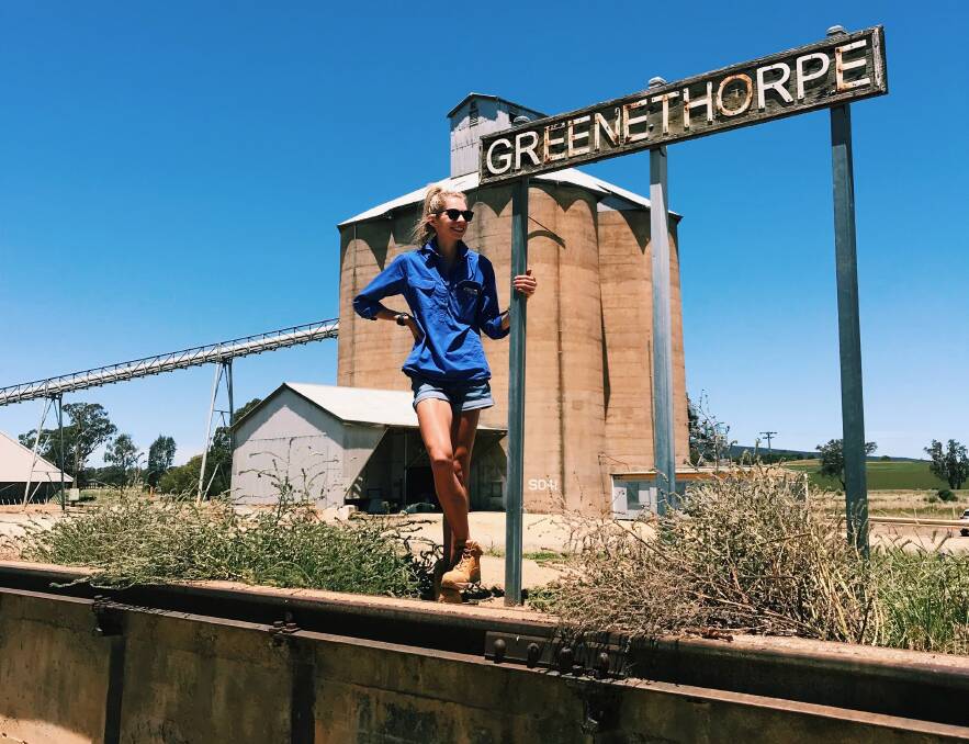 HARD AT IT: Claire Matthews has worked at GrainCorp at harvest for the last couple of seasons and will look to return again this year.