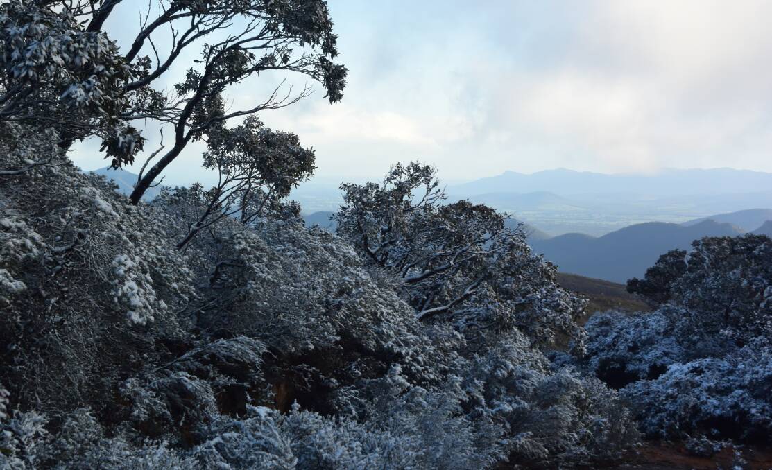 Peaks in southern NSW, Victoria and Tasmania may see an unseasonal flurry of snow today. Photo by Gregor Heard.