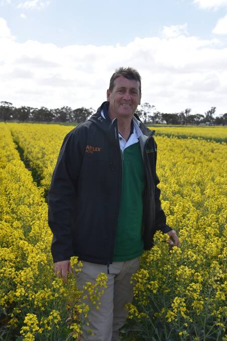 Nutrien Ag Solutions Elmore agronomist Greg Toomey says there is strong demand for canola seed this year.