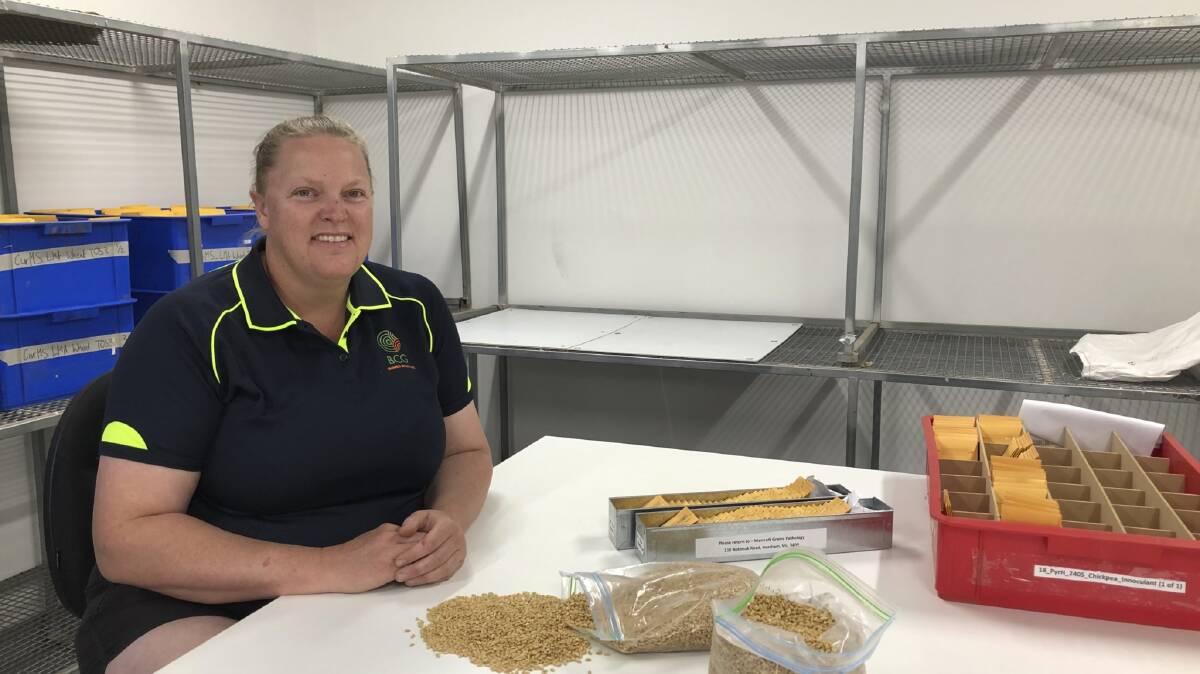 Kelly Angel, Birchip Cropping Group operations manager, says farmers are on high alert monitoring mouse numbers through much of western Victoria.