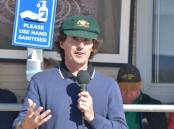 LIFE LESSONS: Brad Hogg, former Aussie cricketer, spoke of his battle with mental health issues at last week's Mallee Machinery Field Days. Photo: Gregor Heard.