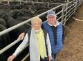 Julie and Gerry Sheahan, Carrington Park, Moyhu, sold 124 Angus weaners and 18 PTIC cows. 