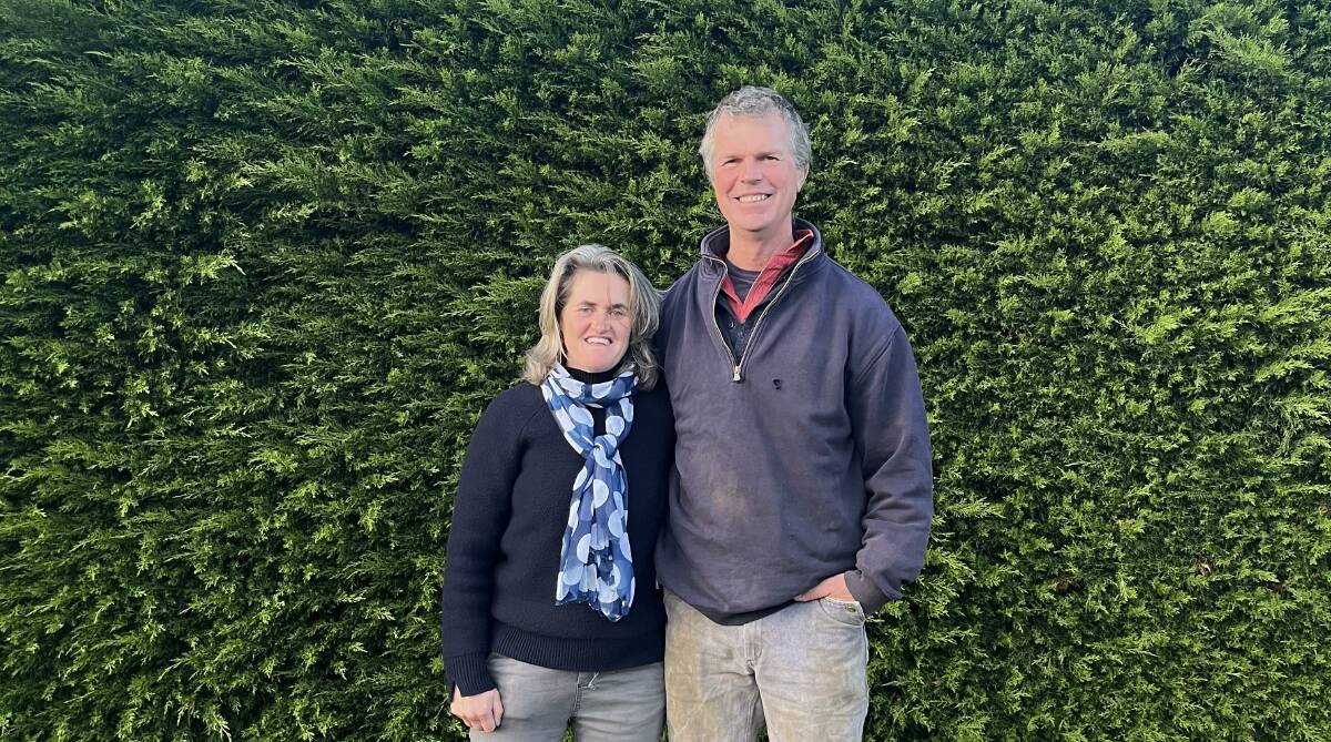 LEADERS: Lucie and James Peddie, Cluan, Tas, have been shortlisted as a Zoetis Prime Lamb Producer of the Year finalist.