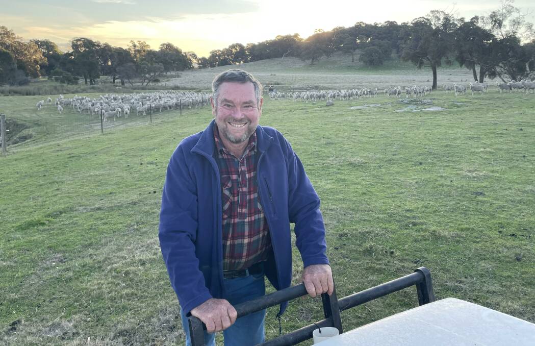 REVERED: Alistair Lade, Highlands, is a finalist in the Troy Animal Health's Woolgrower of the Year award.