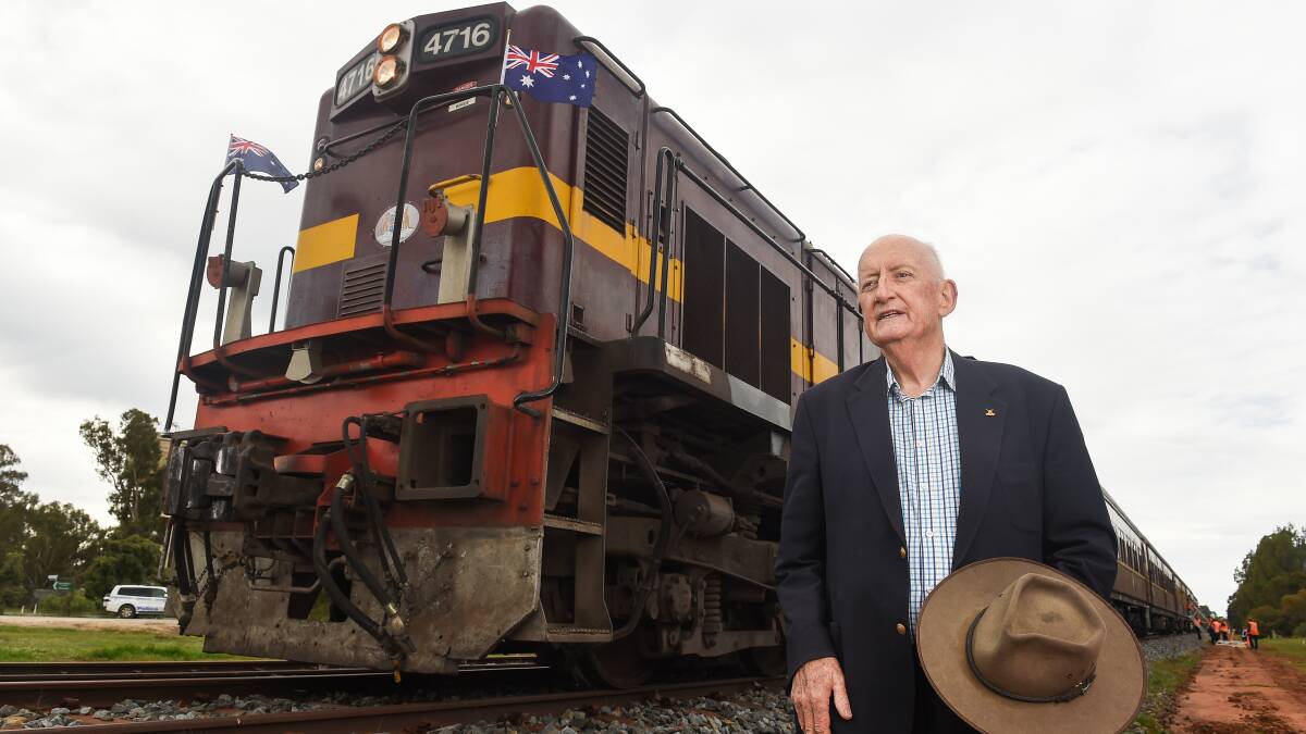 LEGACY PROJECT: A north-west Victorian grain grower has called on the government to complete the troubled Murray Basin Rail Project as part of the late Tim Fischer's legacy, to the state.