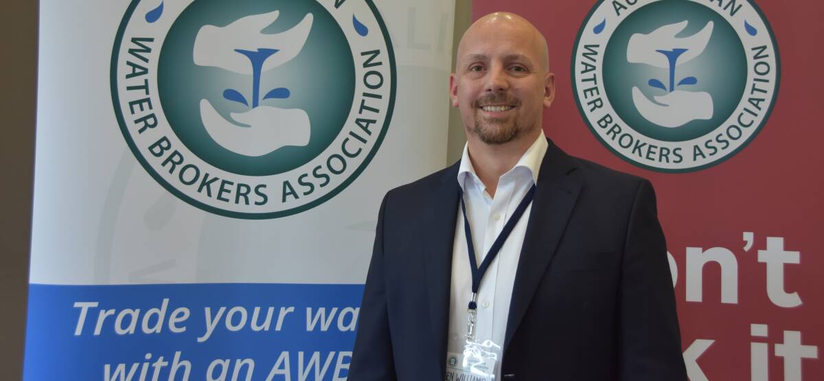 BACKING CHANGE: Australian Water Brokers Association president Ben Williams says the industry is keen to see greater transparency in water market trading, something that would be relatively easy to do.