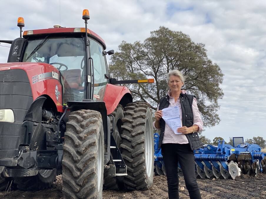 RATE BURDEN: Livestock, grain and pulse producer Karen Hyslop, Campbell's Bridge, north of Stawell, says farmers need to be informed about what they can do if they feel they're been charged excessively for rates..