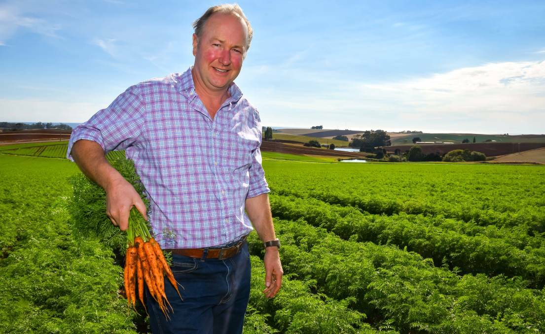 WORKER SHORTAGE: Harvest Moon co-owner Mark Kable, who is also the Tasmanian Agricultural Productivity Group chair,says farmers are very concerned 