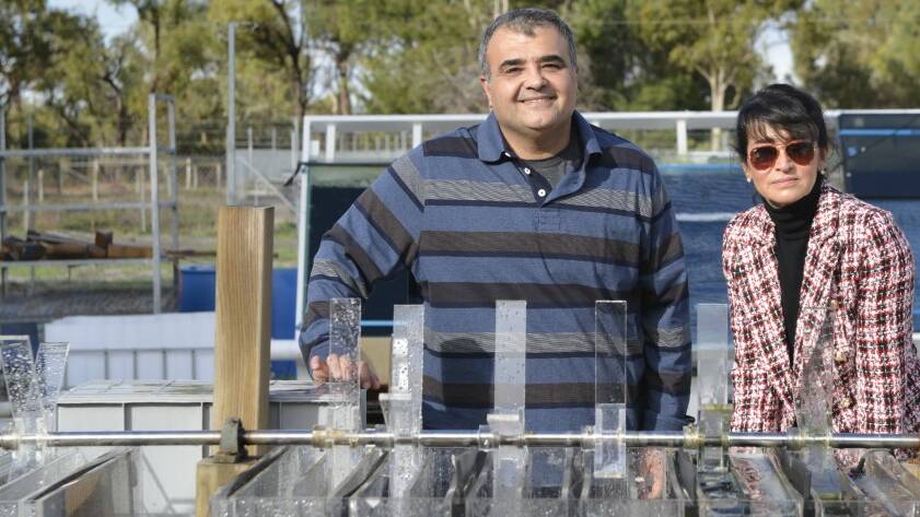 WASTEWATER RESEARCH: Murdoch University, WA's algal biotechnologist Associate Professor Navid Moheimani and systems engineering expert Professor Parisa A. Bahri have started a three year project to clean abattoir wastewater and convert it into useable products.