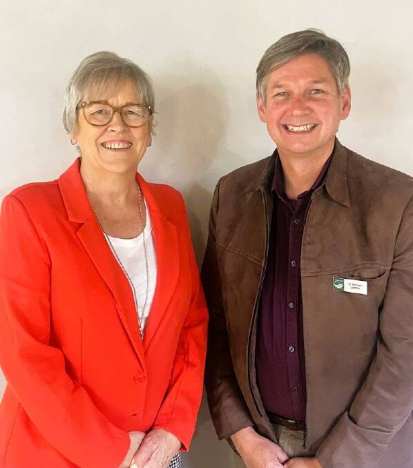Peri Urban Councils Victoria has recently re-elected its deputy chair, Moorabool's Moira Berry and chair Baw Baw shire councillor Michael Leaney. Picture supplied