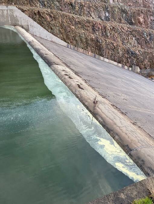 Dartmouth Dam has been considered effectively full since early August and is now expected to spill. Picture supplied by the Murray-Darling Basin Authority.