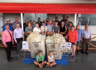 CHARITY AUCTION: Woolgrowers, agents and buyers at the annual Helimed auxiliary charity auction.
 