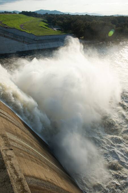 WRITTEN OFF: The Hume Dam spilling: Bendigo-based water broker H2OX claims there is still a substantial amount of irrigation water being 'written-off' at the end of each season. 