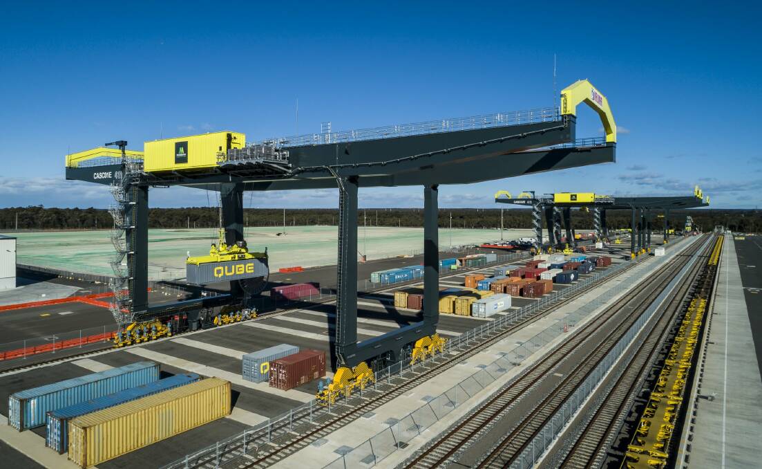 The Moorebank intermodal terminal, NSW. Land has now been acquired, north of Melbourne to built a similar facility there. Picture supplied