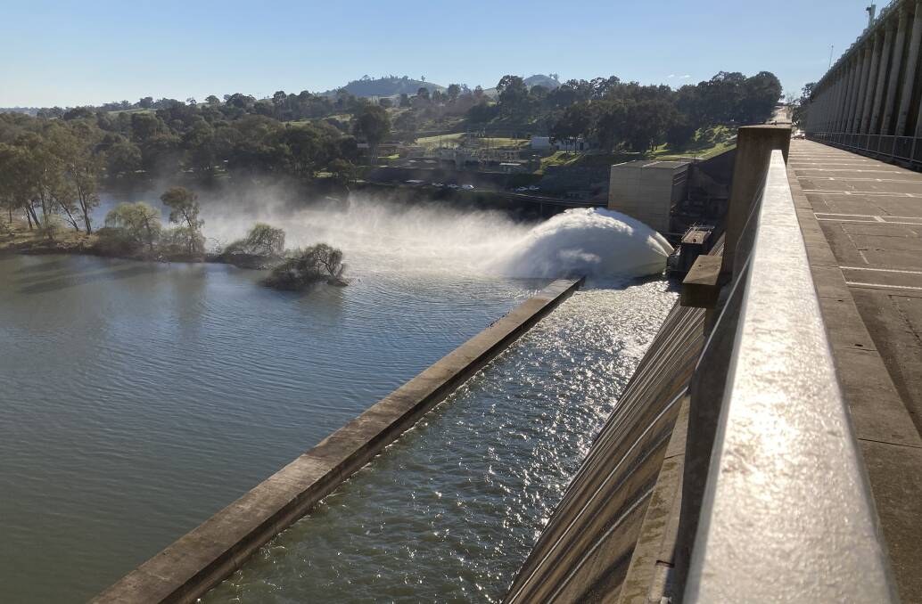AIRSPACE RELEASES: The MDBA has released close to 19 gigalitres from Hume Dam from August 7-15.
