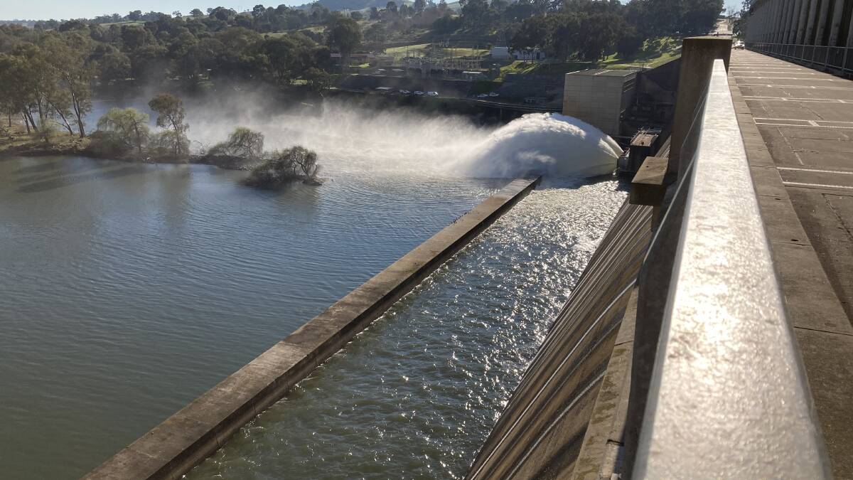 WATER SUPPLY: The Murray-Darling Basin Authority has been releasing water from Hume Dam since August last year.