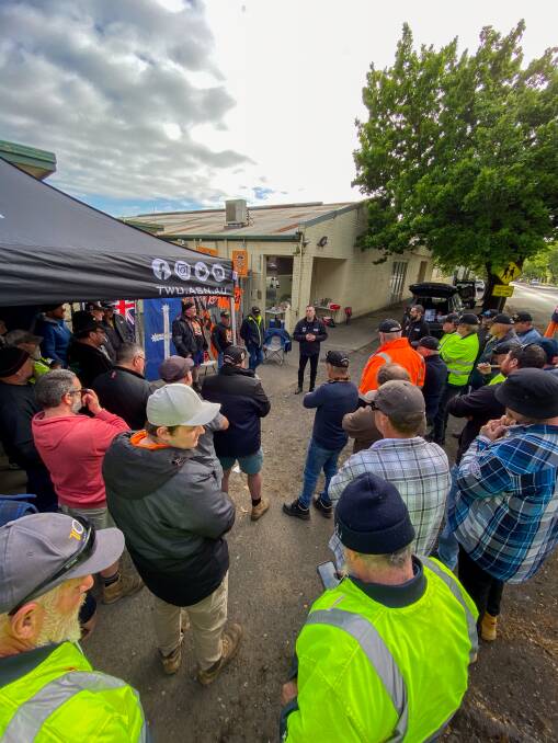 Striking Gippsland milk tanker drivers are now back at work, as industrial action by processing plant workers continues for a second day. Picture supplied