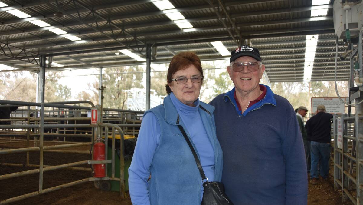 YEA SELLERS: Sue and Ian Wright, "Rivernook", Yea, sold eight Hereford steers for $1250, 439kg, and second pen of six for $1111.