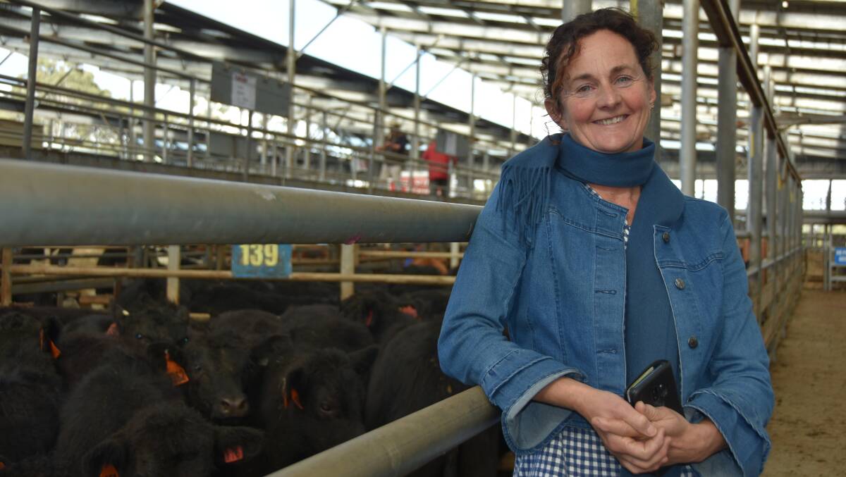 TRAINING METHOD: South Gippsland livestock producer Frances Toohey and Dave Pilkington (not pictured) use a low stress method of weaning cattle.