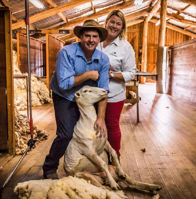 WORTHWHILE VENTURE: Tim and Jane Parsons, own and run Curringa Farm, Hamilton, a working sheep and cropping enterprise and farmstay. Ms Parsons says agritourism is a worthwhile venture. 