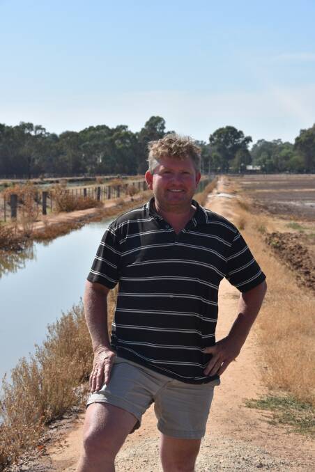 Mark Bryant, Nathalia, says he's worried about a growing divide among northern Victorian irrigators. Photo by Andrew Miller.