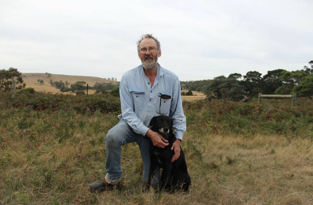ZONING FEARS: Daniel McKenna, Pastoria East, runs dual-purpose Merinos on 400 hectares and says the shire s proposing reclassifying a large part of his property from farming to a rural conservation zone.