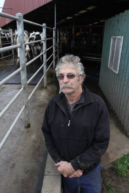 Woolsthorpe dairy farmer Brian McLaren milks a herd of 700 and says he has been looking for workers for at least 18 months. Picture supplied.
