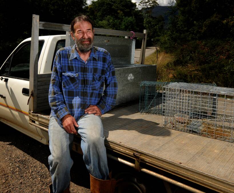 CAT TRAPPER: Upper Meander Catchment and Landcare group spokesman Kevin Knowles is about to complete a report into a two year trapping program, for feral cats, which will be presented to the federal government.