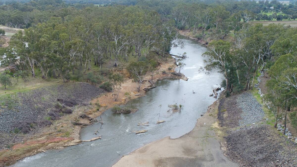 The Goulburn River downstream of Goulburn Weir. Picture supplied by Goulburn-Murray Water