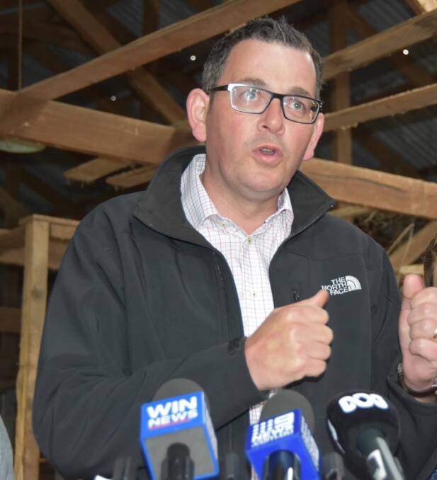 FUNDING SHIFT: Premier Daniel Andrews has told state parliament he has no objection to repurposing funding for infrastructure for rate relief.