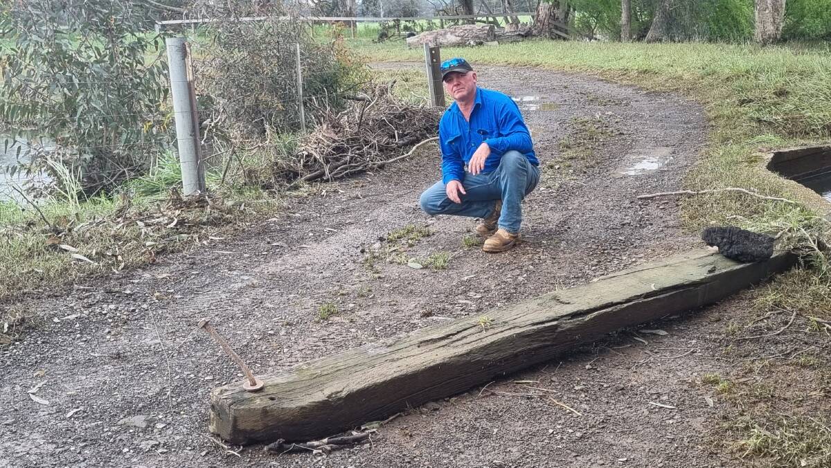 Molesworth contractor Andrew Perry says Goulburn Murray Water staff had acknowledged they "dodged a bullet", when they realised the rainfall was heaviest below Lake Eildon. Picture supplied