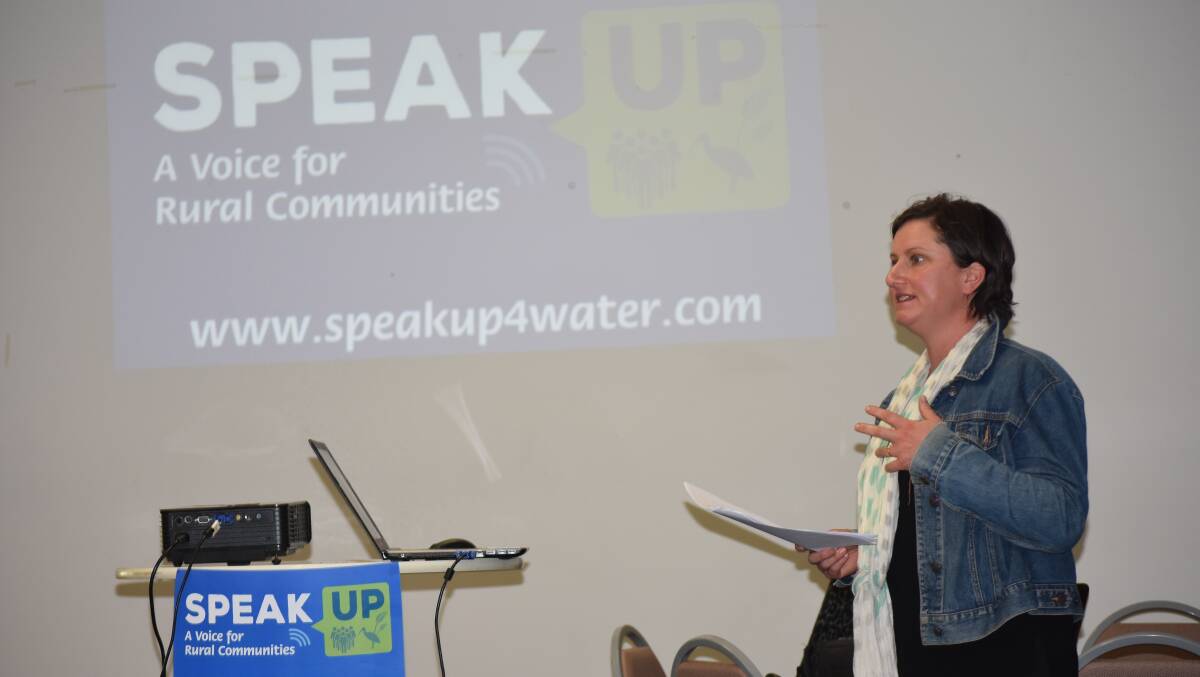 CHANGE WELCOMED: Speak Up Campaign chair Shelley Scoullar says the appointment of a new Federal Opposition Water spokesperson will be a welcome change from Tony Burke. 