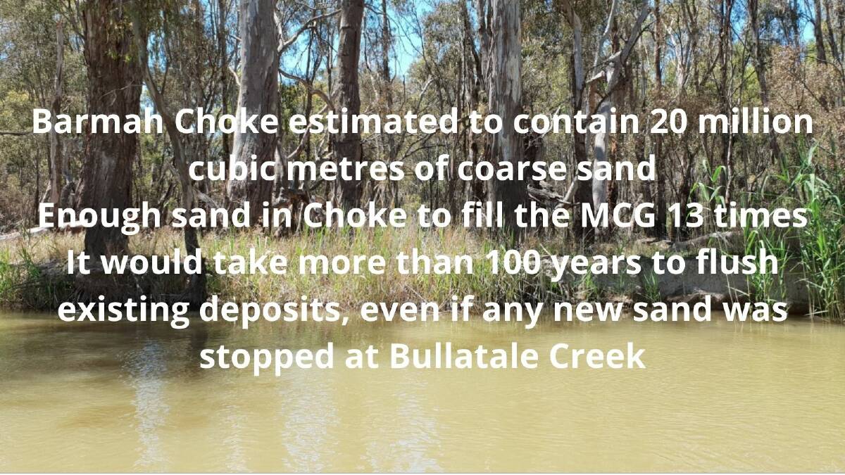 CHOKE PLANS: The Murray Darling Basin Authority says it should be able to release is recommendations for the Barmah Choke by the end of the year.