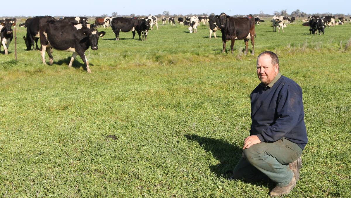 FARMER SCEPTICISM: Murrabit's Andrew Leahy was one of several farmers, expressing scepticism over the changes.