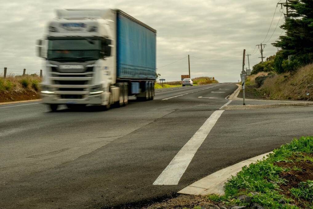 It's hoped $2.2 million worth of works will be completed on the Princes Highway between Port Fairy and Tower Hill in the coming months. Picture by Chris Doheny.