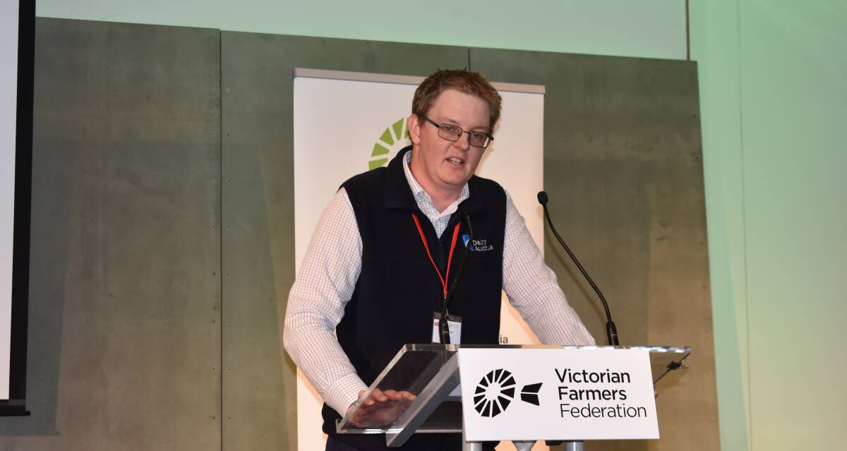 HISTORY REPEATS: Dairy Australia Industry Insights and Analysis manager John Droppert has told the United Dairyfarmers Association of Victoria the sector has a history of cyclical change.