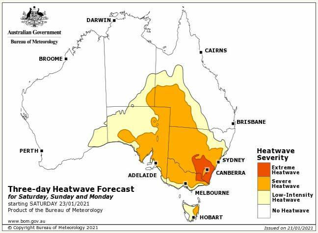 HOT AND HOTTER: To hot to handle - southern Australia is about to experience extremly heatwave conditions.