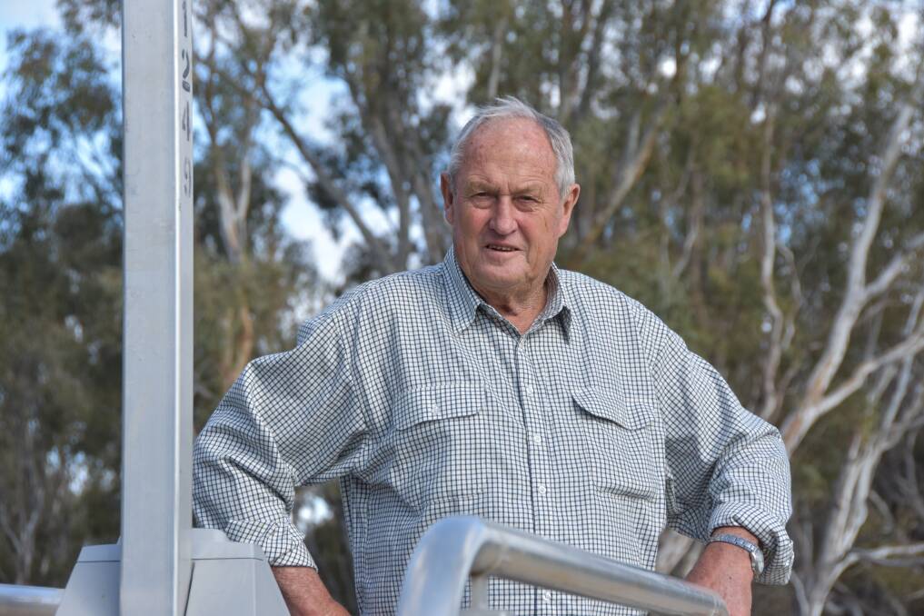 IRRIGATORS CONCERN: Boort irrigator Lawrie Maxted is among those concerned about Goulburn-Murray Water's plans to seek further funding for water efficiencies.
