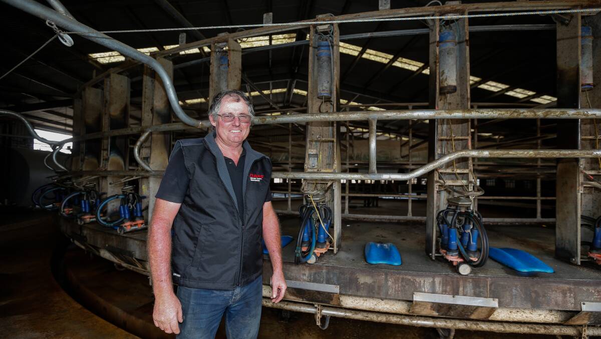 United Dairyfarmers of Victoria vice-president Winslow dairy farmer Bernie Free says the Victorian Farmers Federation needs to pay its Australian Dairy Farmer levies. Picture by Anthony Brady