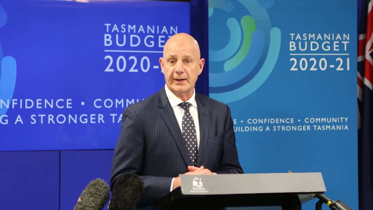 PANDEMIC SHOCK: Tasmanian Premier and treasurer Peter Gutwein had to grapple with the COVID-19 pandemic.
