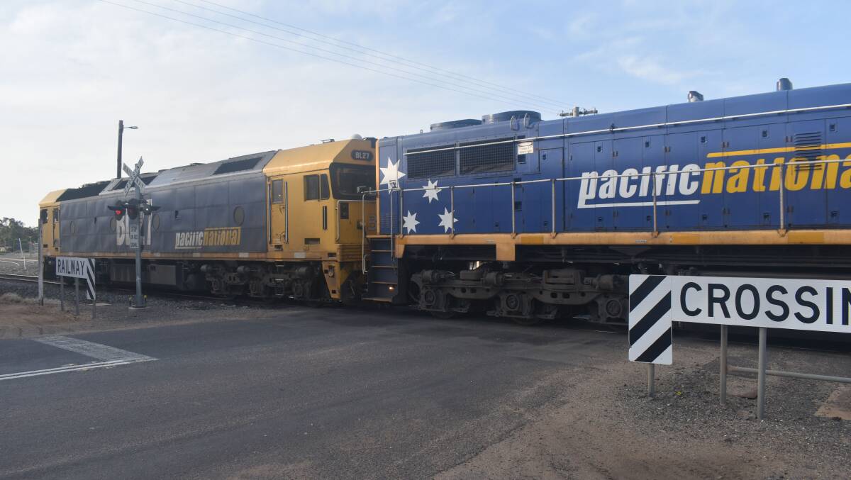 RAIL WOES: Pacific National locomotives at Donald.