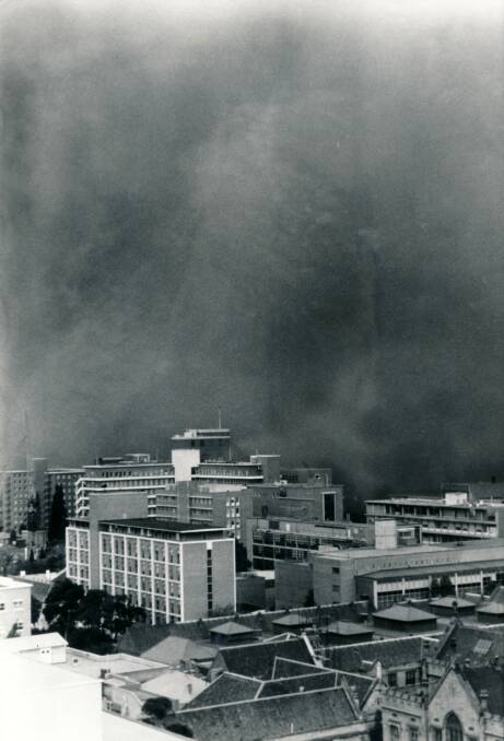 City engulfed: The 1993 dust storm that rolled over Melbourne.