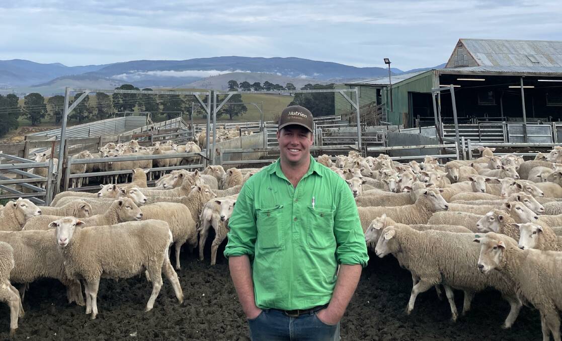 Tasmania's Angus Denholm has been awarded the Zoetis 2023 Prime Lamb Producer of the Year title as part of the ACM Agri Lambition Awards. Picture supplied