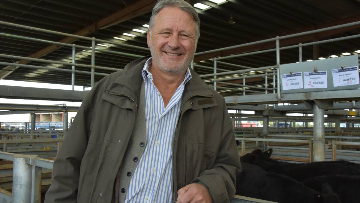DRY TIMES: Drought on the Mornington Peninsula has seen beef producer Dr Harry Perelberg destock to save his females and preserve pasture.